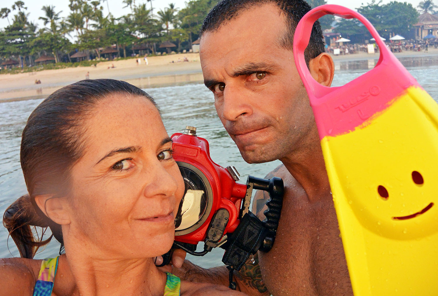 Rita Pires e Romeu Ribeiro em Bali