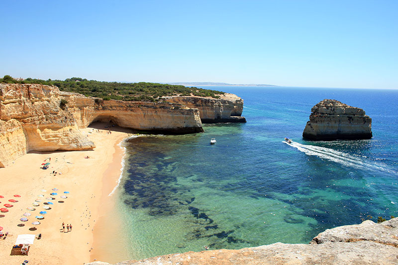 Praia da Malhada do Baraço em Lagoa, Algarve