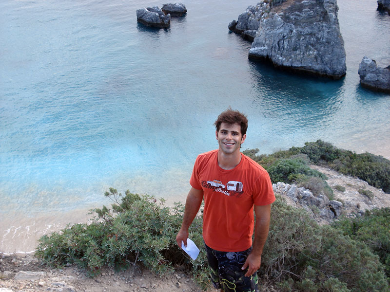 Praia da Pedreira do Cavalo no concelho de Sesimbra