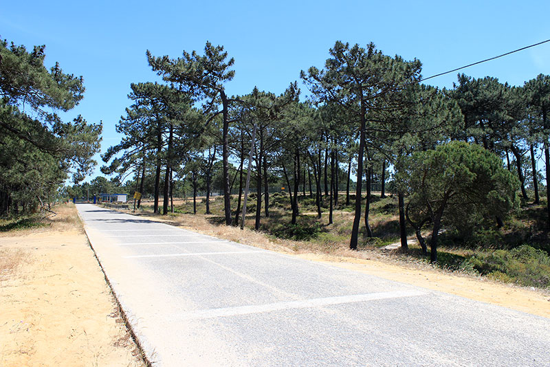 Base Militar da Nato no final da Estrada Nacional N377