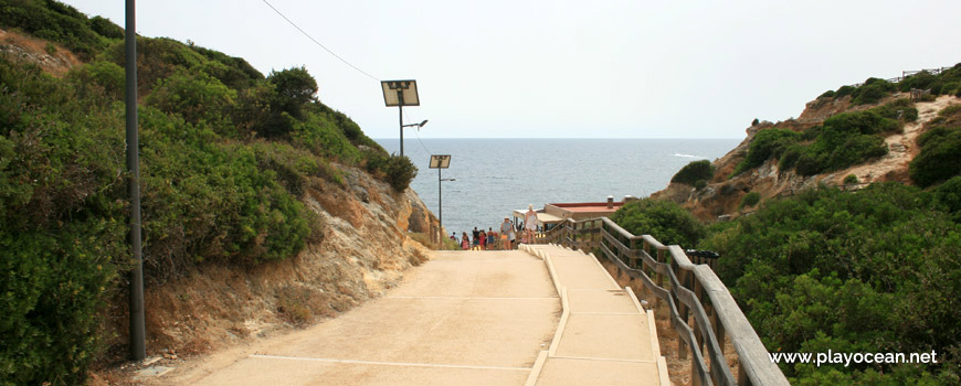 Stairway of Praia da Coelha Beach