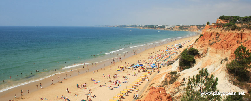 Panorâmica da Praia da Falésia (Açoteias)