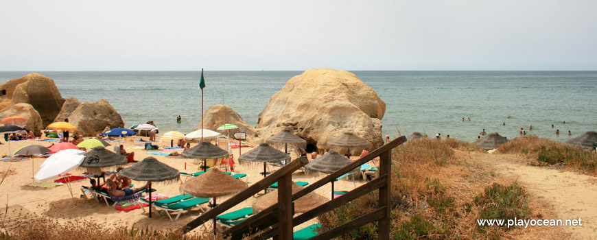 Rocks at Praia da Galé (East) Beach