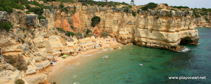 Panoramic of Praia da Maré das Porcas Beach