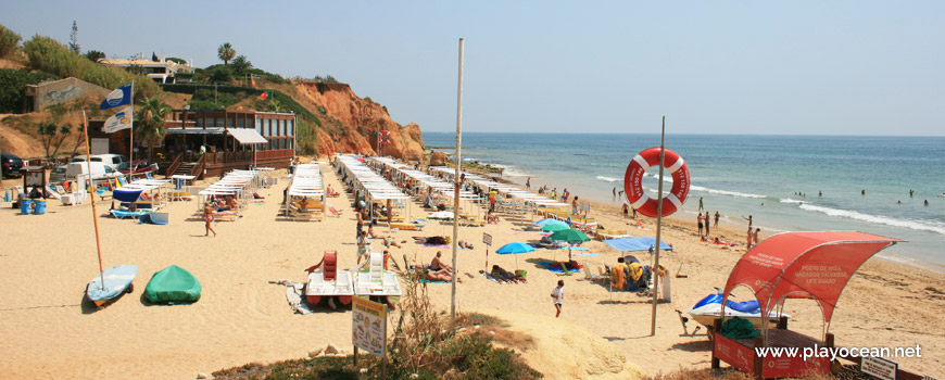 Lifeguarded area at Praia Maria Luísa Beach