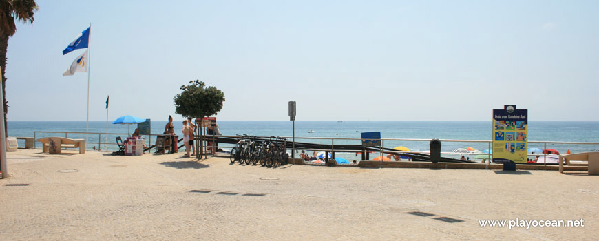 Entrance of Praia dos Olhos de Água Beach