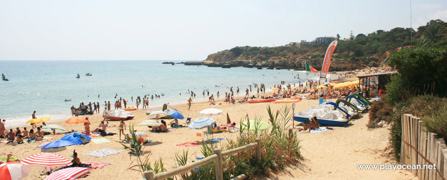 Entrance to Praia da Oura Beach