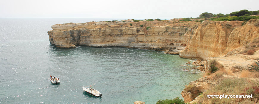 Boats at Praia da Ponta Grande Beach