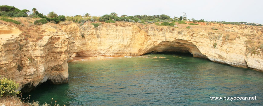 Panoramic of Praia da Ponta Pequena Beach