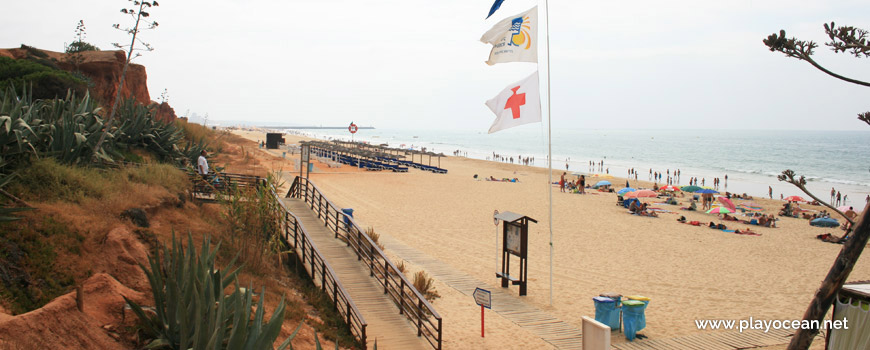 Banners of Praia da Rocha Baixinha (West) Beach