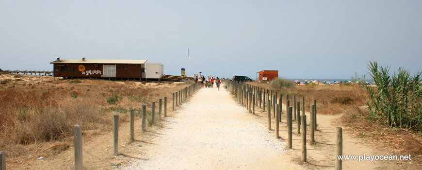 Path to Praia dos Salgados Beach