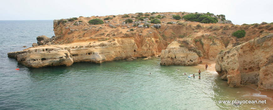 Cliff at Praia da Vigia Beach
