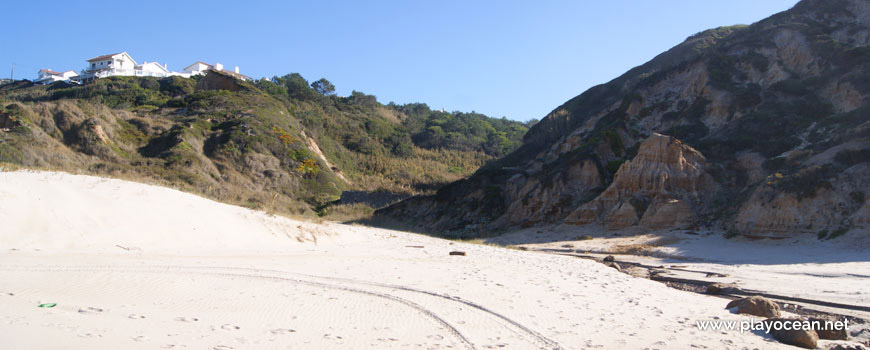 Cliff at Praia da Falca Beach