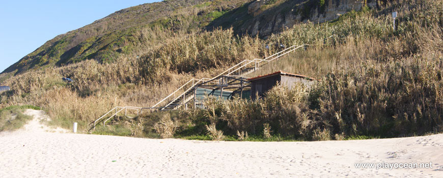 Stairway at Praia da Légua Beach