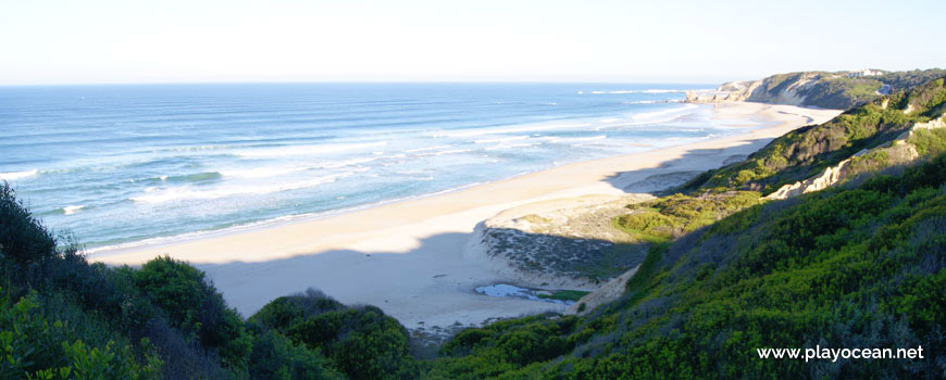 Panoramic of Praia da Mina Beach