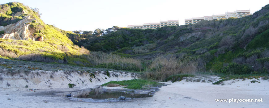 Cliff at Praia da Mina Beach