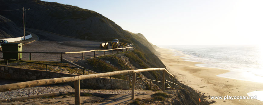 South of Praia da Pedra do Ouro Beach