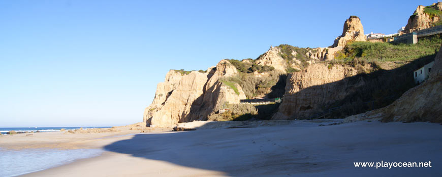 Cliff at Praia de Vale Furado Beach