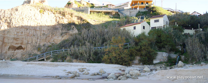 Houses at Praia de Vale Furado Beach