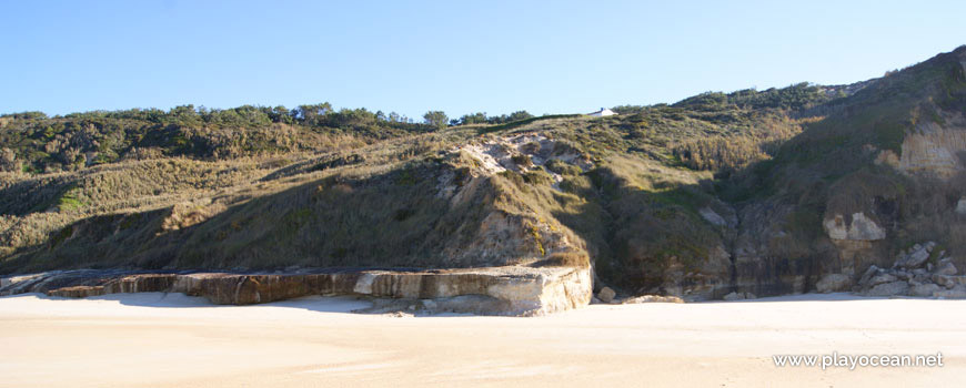 Falésia, Praia de Vale Pardo