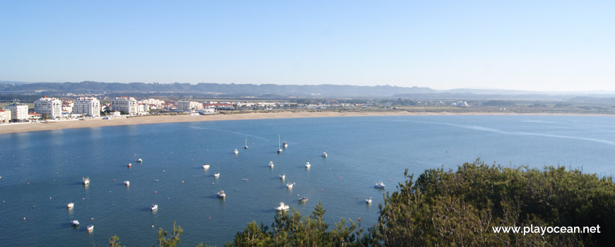 Panoramic of Praia de São Martinho do Porto Beach