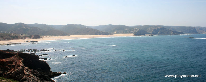 Panoramic of Praia do Amado Beach