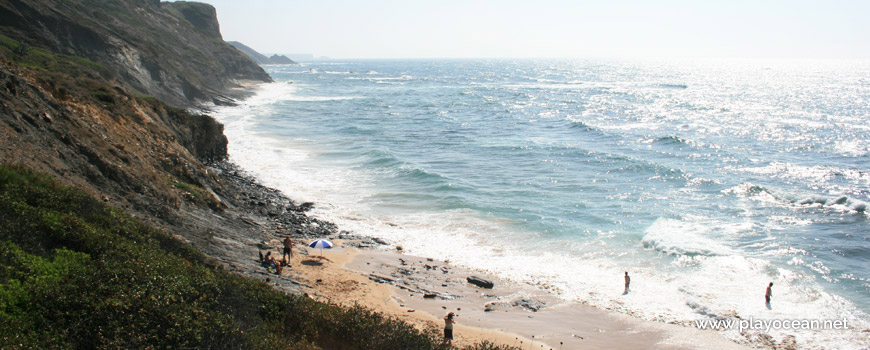 South at Praia da Carreagem Beach