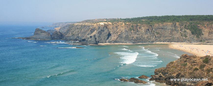 Falésia a Norte na Praia de Odeceixe (Mar)