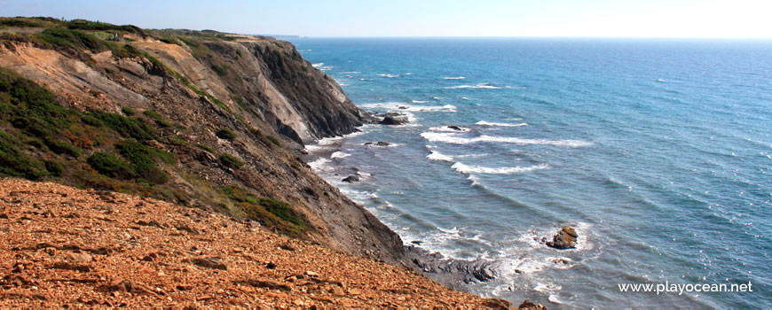 South at Praia da Samouqueira Beach