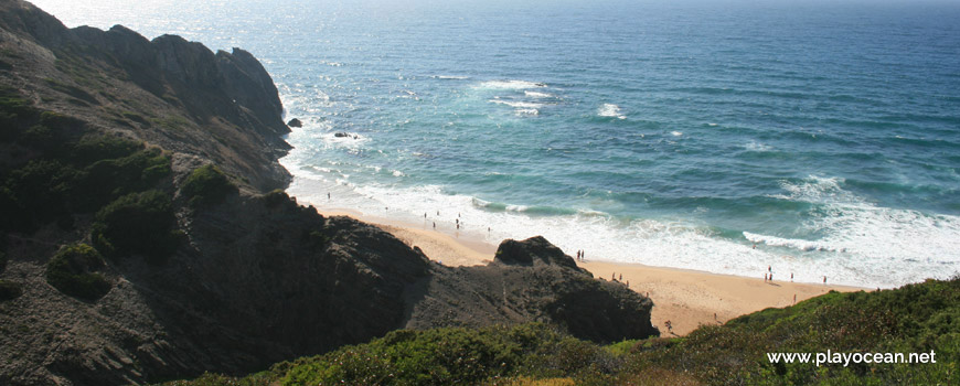 Panoramic of Praia do Vale dos Homens Beach