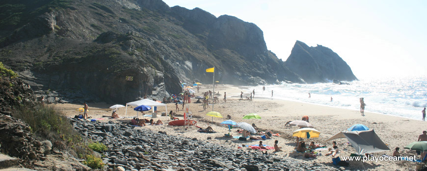 South at Praia do Vale dos Homens Beach