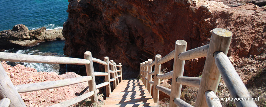 Access to Praia da Zimbreirinha Beach