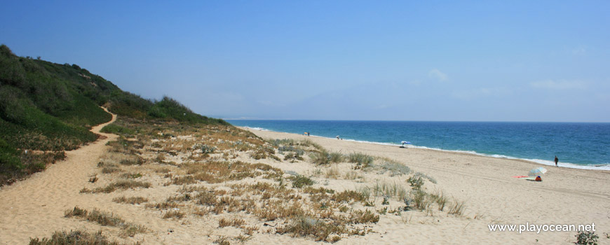 Praia da Adiça Beach north