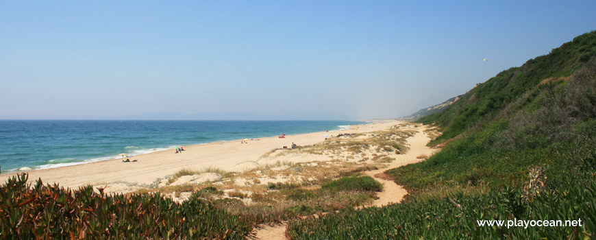 Praia da Adiça Beach south