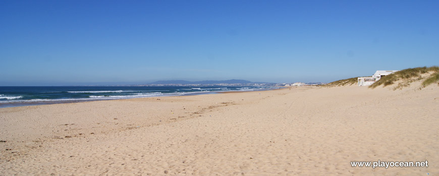 Norte da Praia da Cabana do Pescador