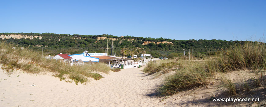 East of Praia da Cabana do Pescador Beach