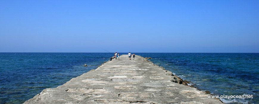 South pier at Praia do C.D.S. Beach