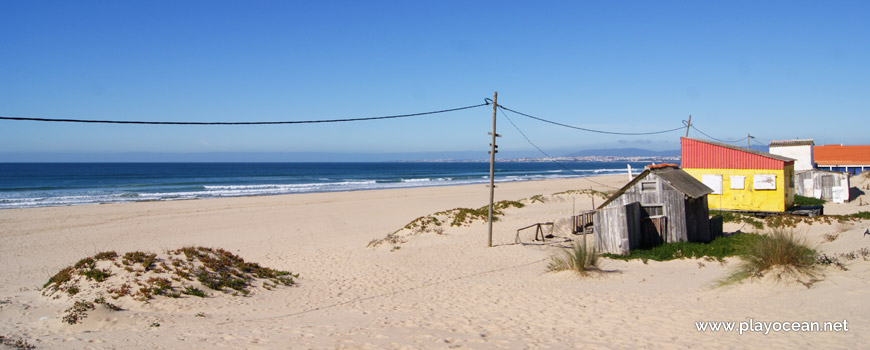 Huts of Praia da Cornélia Beach