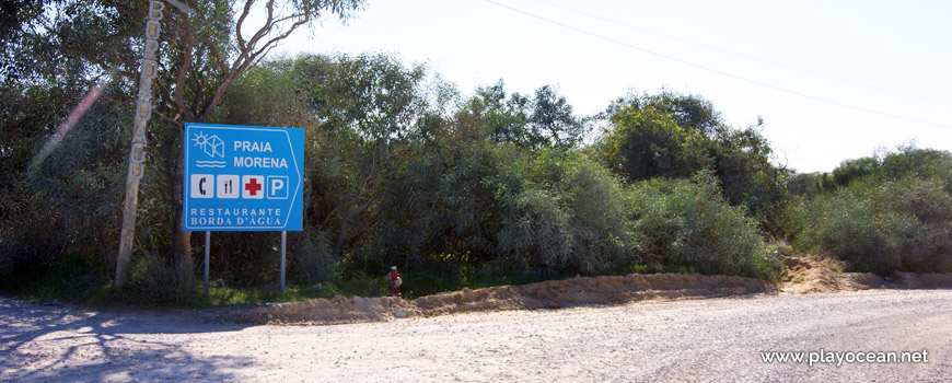 Estrada, Praia da Morena