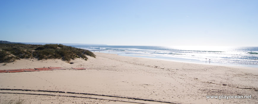 Sand of Praia da Nova vaga Beach