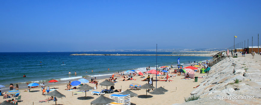 South perspective, Praia de Santo António da Caparica Beach