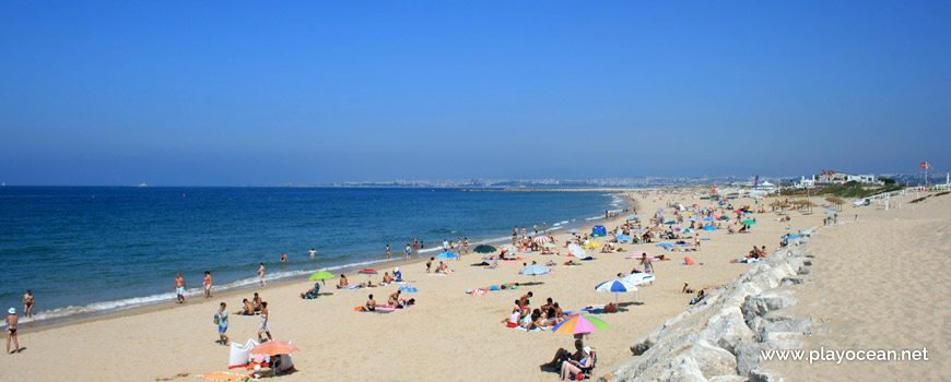 Sand of Praia de São João da Caparica Beach