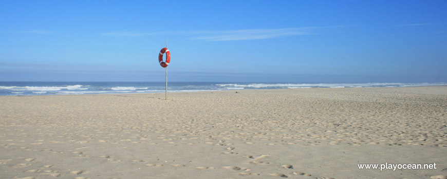 Surveilled area at Praia de São Jacinto Beach