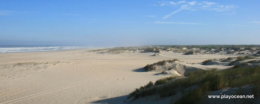 North of Praia de São Jacinto Beach