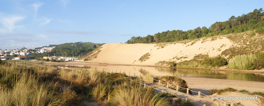 Housing of Salir do Porto and the dune