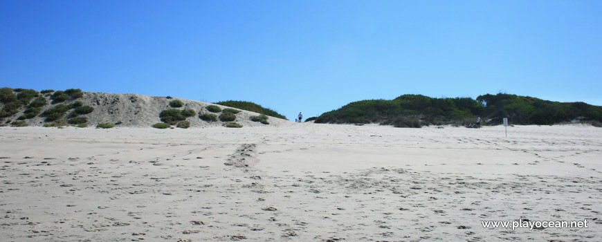 Sand of Praia da Duna do Caldeirão Beach