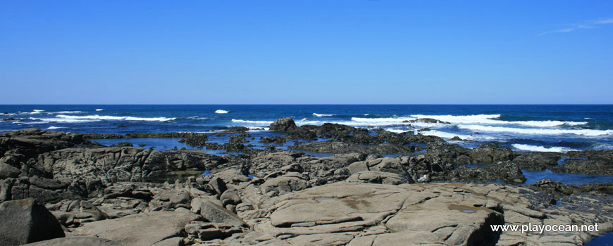 Rocky bathing area