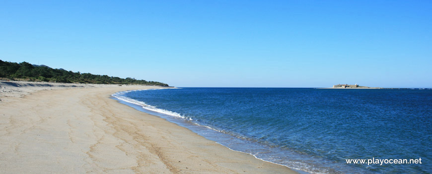 Praia da Foz do Minho, linha de água