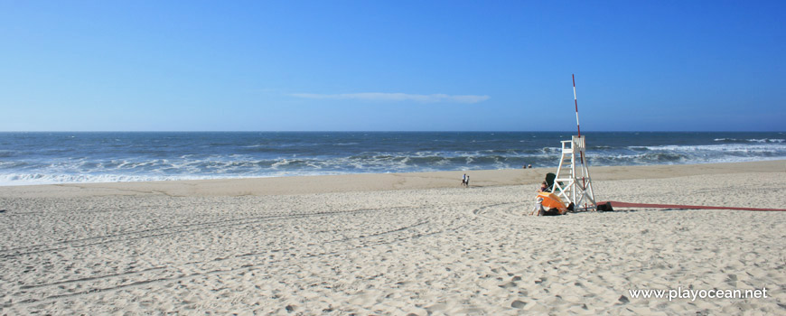 Lifeguard station of Praia da Tocha Beach