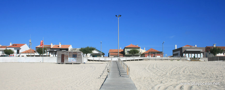 Houses of Praia da Tocha Beach